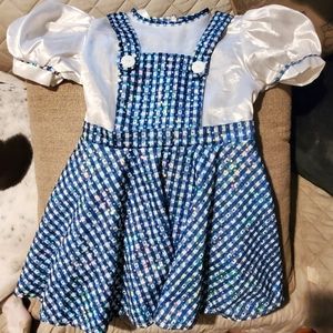 Dorothy costume, girls size small, ages 3-4